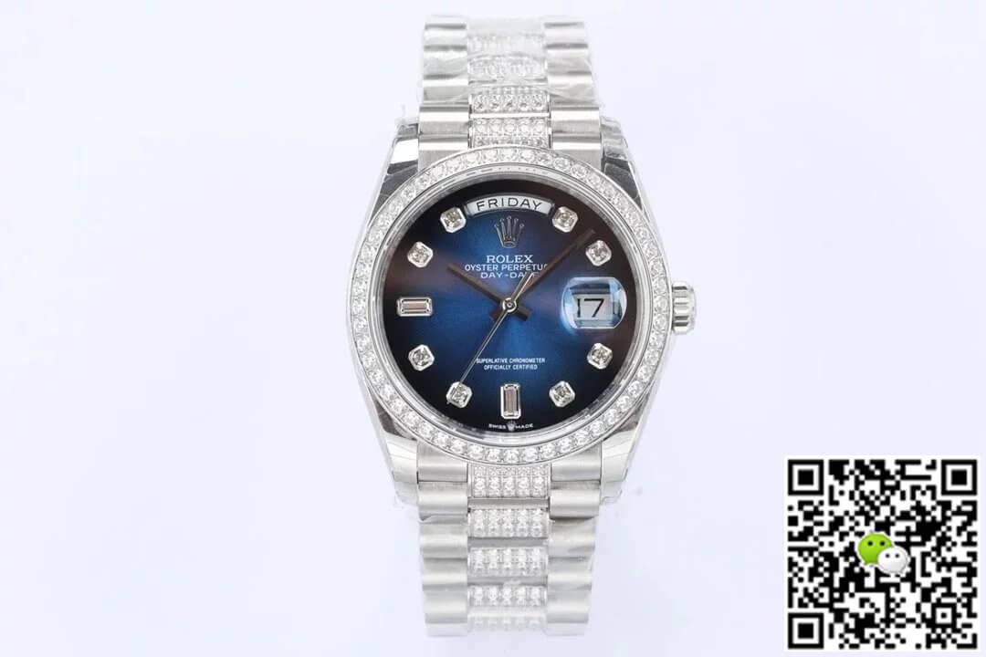 Best Replica Replica Rolex Day Date M128349RBR-0016 1:1 Best Edition EW Factory Blue Dial - Colareps