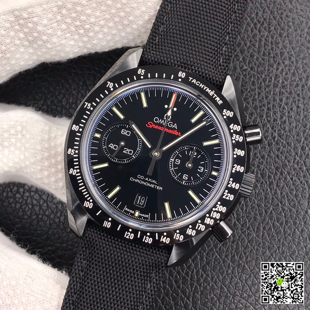 Best Replica OMEGA Replica Speedmaster 311.92.44.51.01.003 1:1 Best Edition OM Factory V2 Dark Side Of The Moon Black Ceramic - Colareps