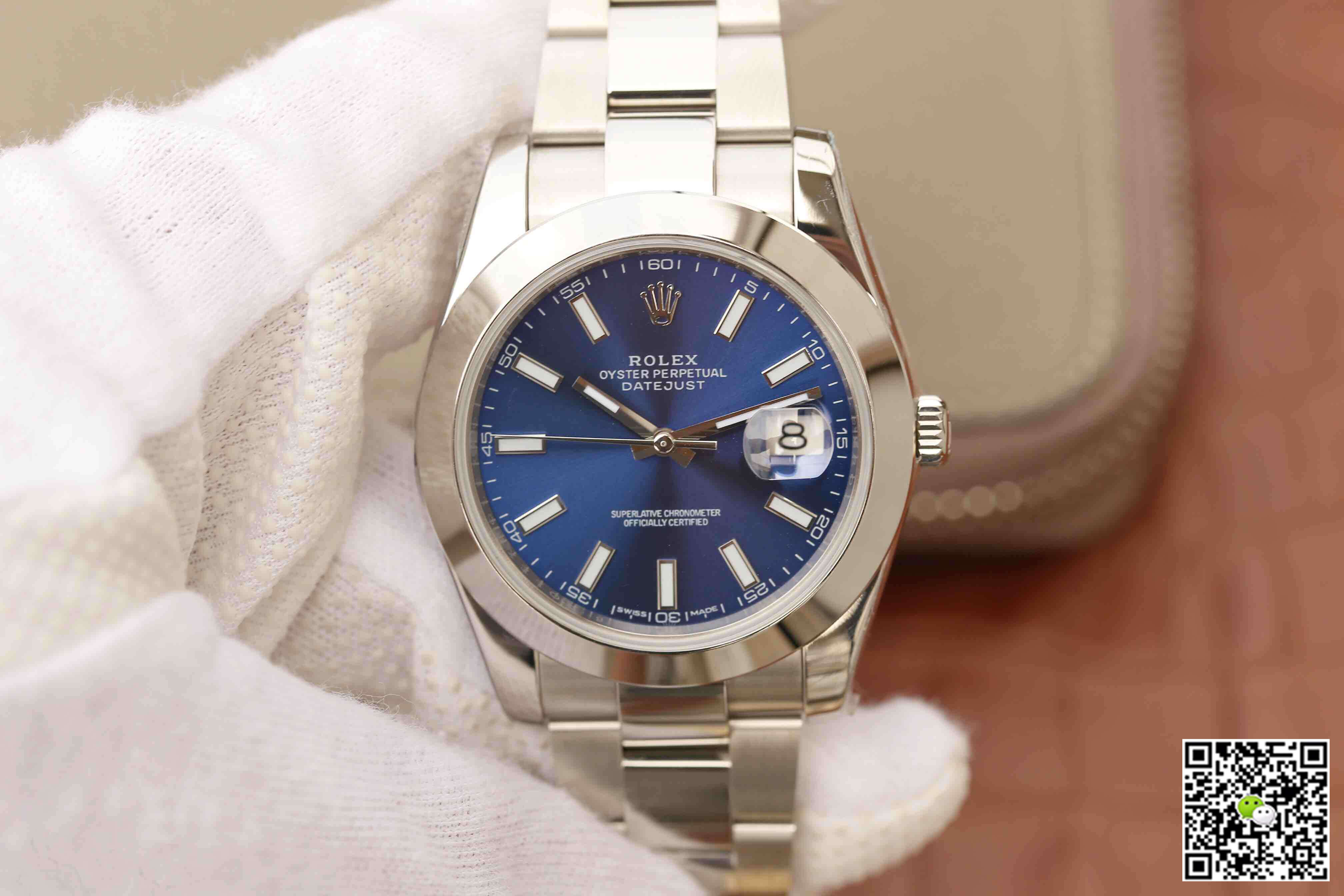Best Replica Replica Rolex Datejust M126300-0001 1:1 Best Edition EW Factory Blue Dial - Colareps