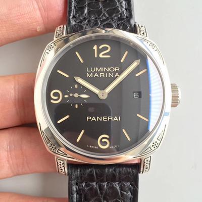 Best Replica Panerai Replica Radiomir 1940 PAM572 XF Factory 1:1 Best Edition Swiss ETA P1000 Black Leather Strap - Colareps