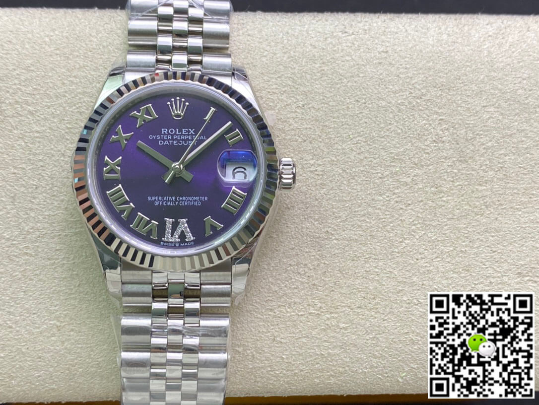 Best Replica Replica Rolex Datejust M178274-0088 1:1 Best Edition EW Factory Purple Dial - Colareps