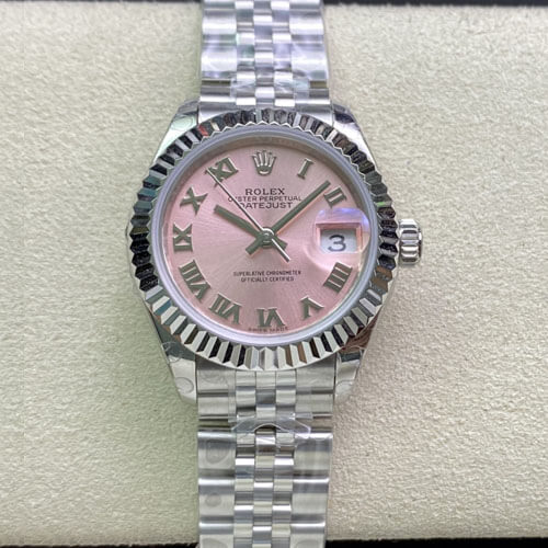 Best Replica Replica Rolex Datejust M279174-0017 28MM 1:1 Best Edition EW Factory Pink Dial - Colareps