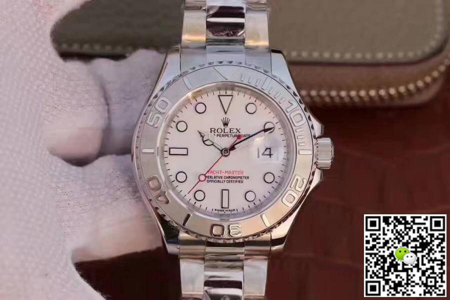 Best Replica Replica Rolex Yacht-Master 40mm 116622 EW Factory 1:1 Best Edition Swiss ETA3135 White Dial - Colareps