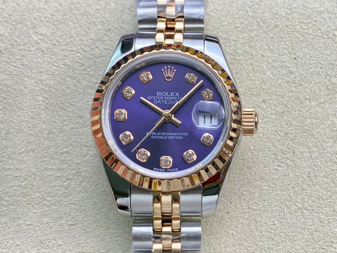 Best Replica Replica Rolex Datejust M279171-0015 28MM 1:1 Best Edition BP Factory Purple Dial - Colareps