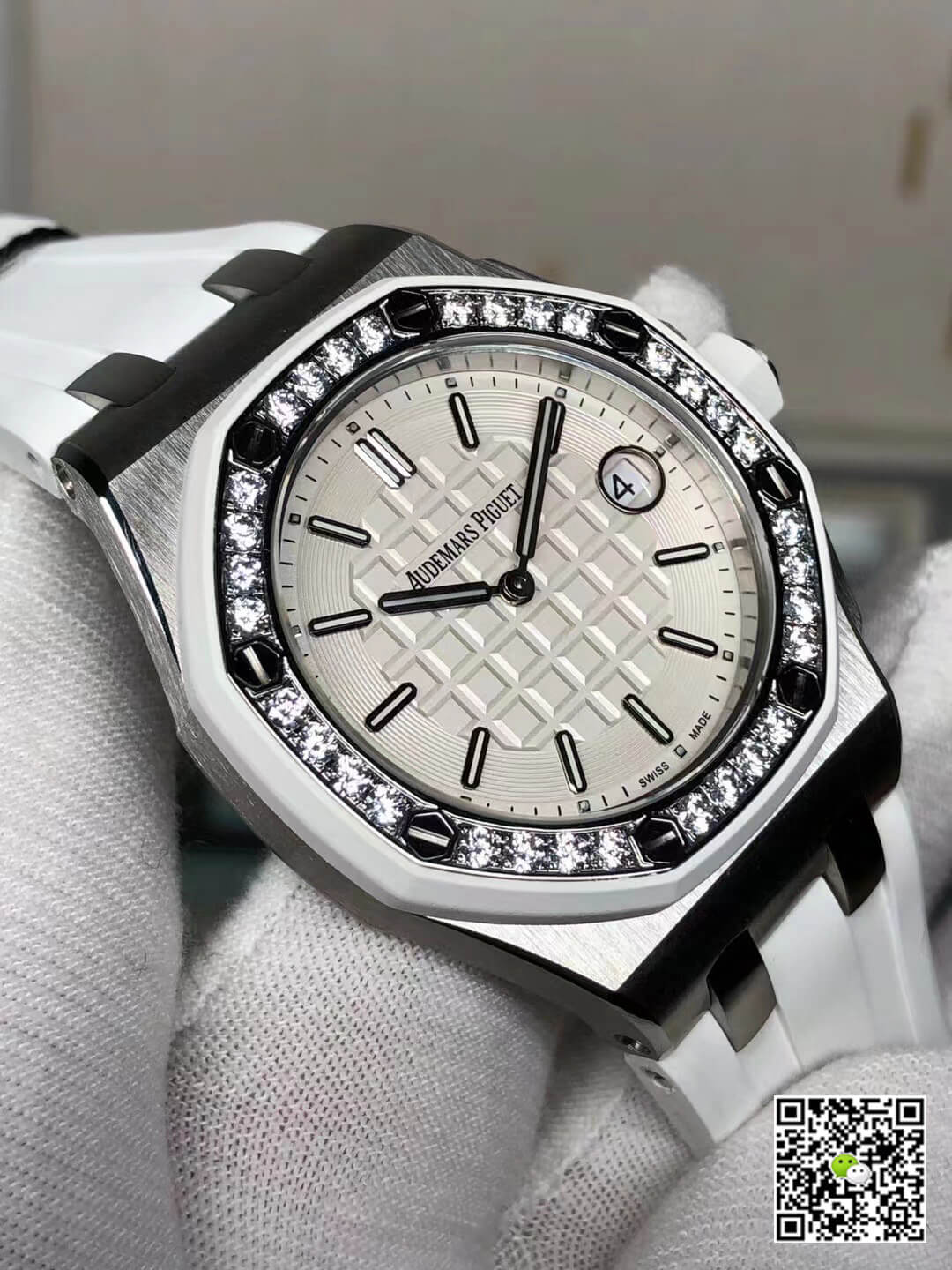 Best Replica Replica Audemars Piguet Royal Oak Offshore 67540SK.ZZ.A010CA.01 1:1 Best Edition White Dial - Colareps