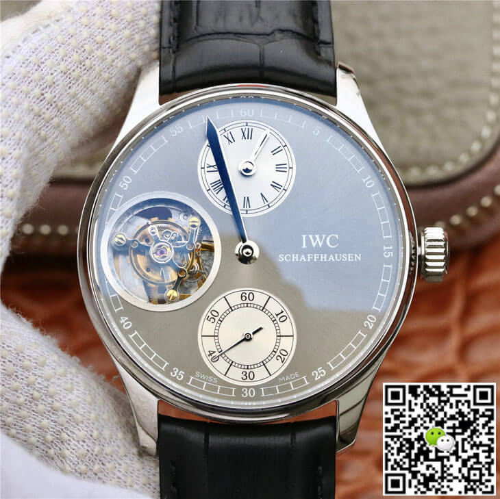 Best Replica Replica IWC Portuguese IW544603 ZF Factory 1:1 Best Edition Tourbillon Grey Dial - Colareps