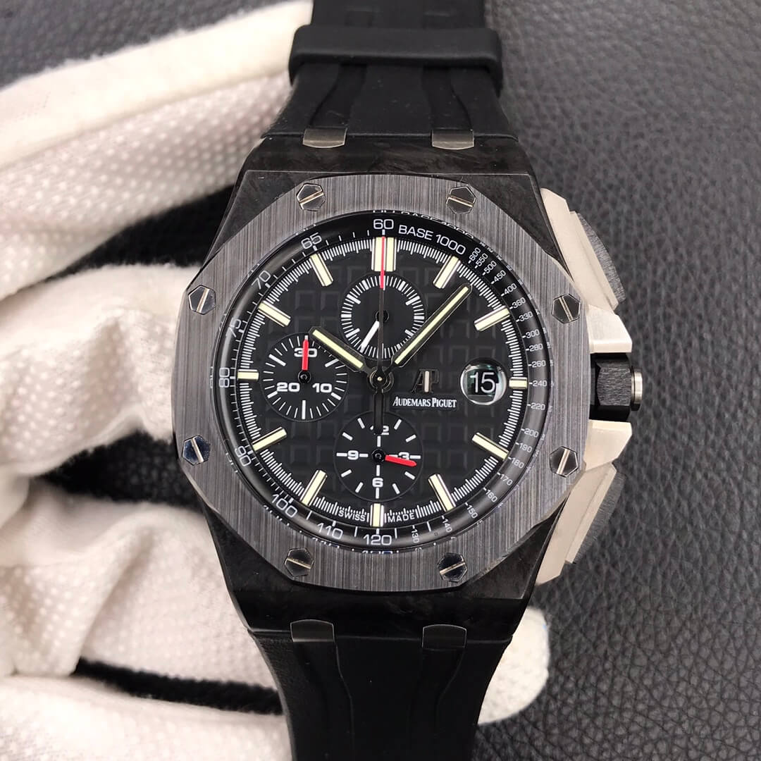 Best Replica Replica Audemars Piguet Royal Oak Offshore 26405CE.OO.A002CA.01 1:1 Best Edition JF Factory V2 Black Dial - Colareps