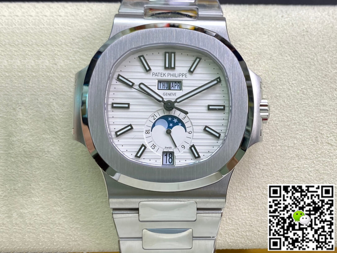 Best Replica Replica Patek Philippe Nautilus 5726/1A-010 1:1 Best Edition PPF Factory White Dial - Colareps