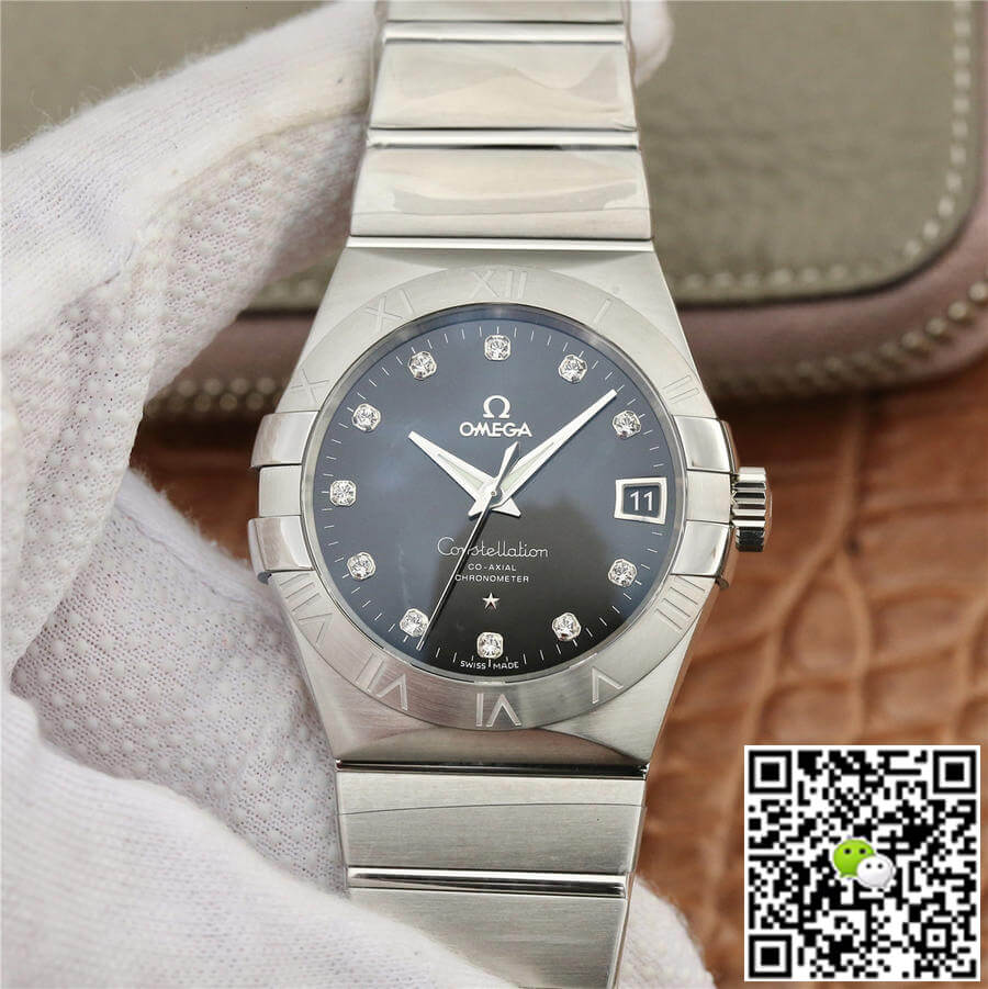 Best Replica Replica Omega Constellation 123.10.38.21.51.001 1:1 Best Edition VS Factory Black Dial - Colareps