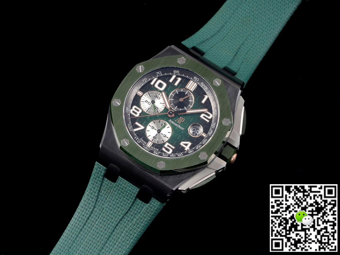 Best Replica Replica Audemars Piguet Royal Oak Offshore 26405CE.OO.A056CA.01 1:1 Best Edition RS Factory Green Dial - Colareps