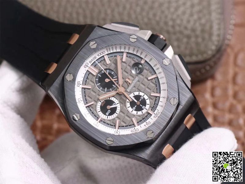 Best Replica Replica Audemars Piguet Royal Oak Offshore 26415CE.OO.A002CA.01 1:1 Best Edition JF Factory Black Ceramic Swiss ETA7750 - Colareps