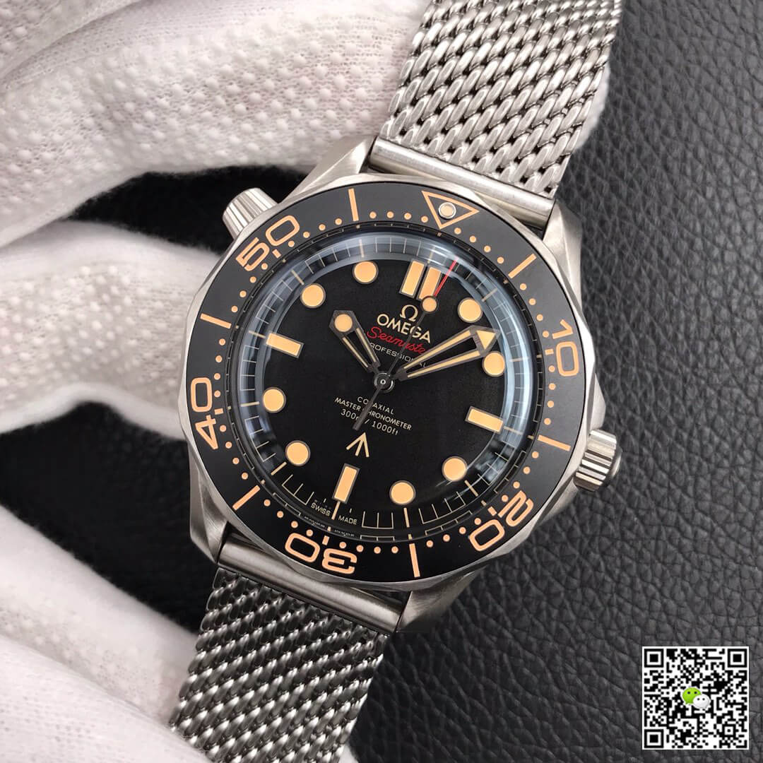 Best Replica Replica Omega Seamaster 210.90.42.20.01.001 James Bond 007 1:1 Best Edition VS Factory Titanium Metal - Colareps