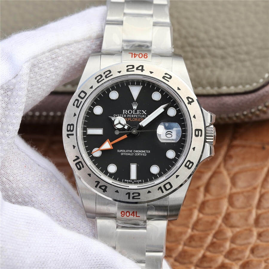 Best Replica Replica Rolex Explorer M216570-0002 1:1 Best Edition GM Factory V4 Black Dial - Colareps