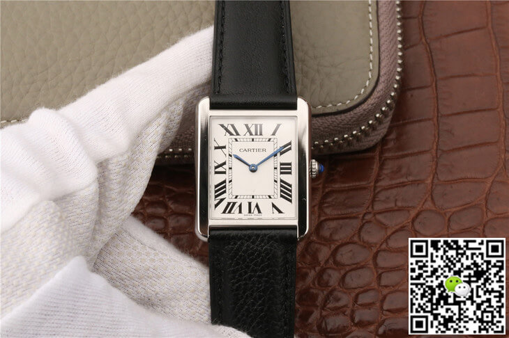 Best Replica Cartier Replica Tank WSTA0028 1:1 Best Edition K11 Factory White Dial - Colareps