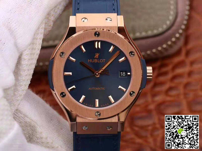 Best Replica Hublot Replica Classic Fusion 511.OX.7180.LR JJ Factory Men Watches 1:1 Best Edition Swiss ETA2892 Blue Dial - Colareps