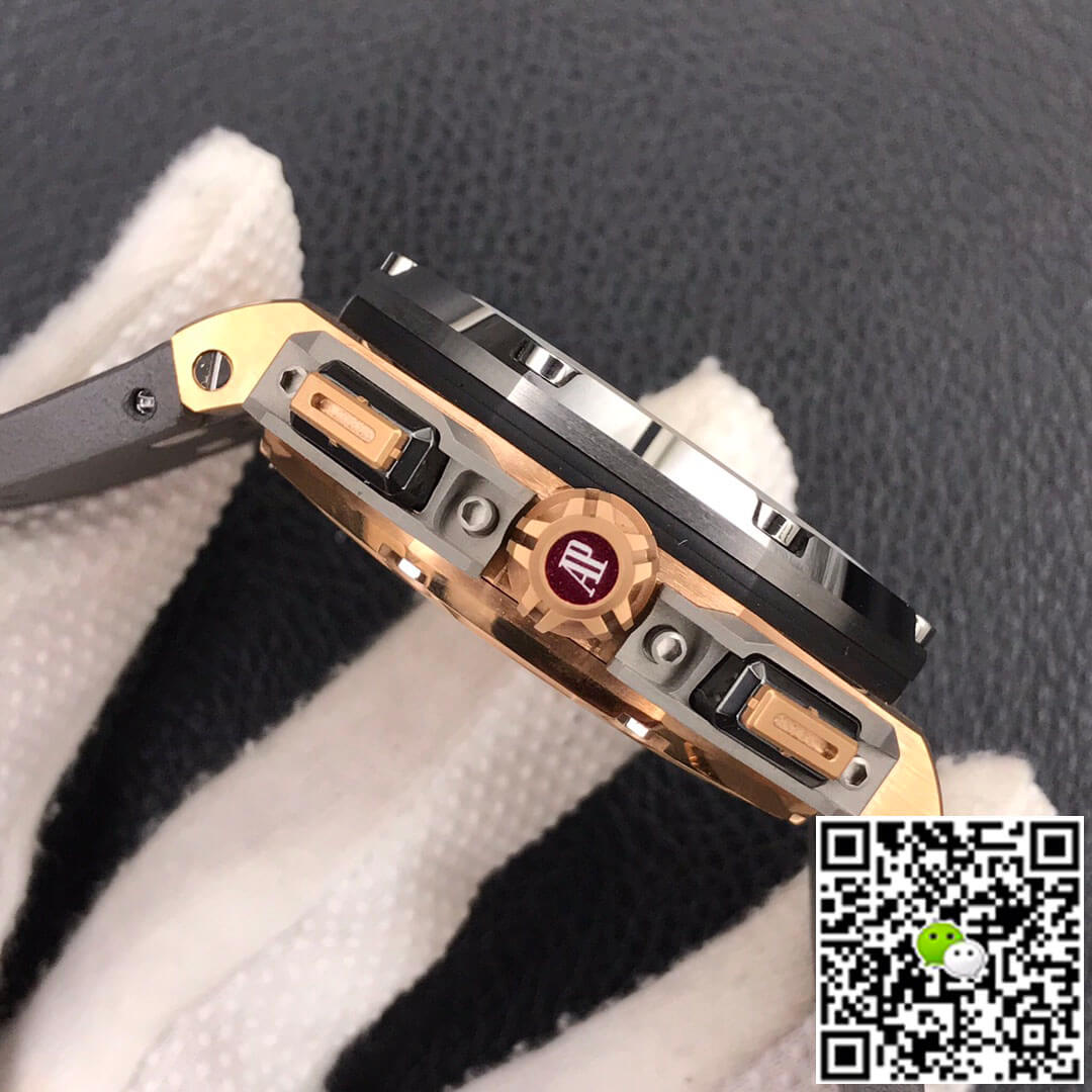 Best Replica Replica Audemars Piguet Royal Oak Offshore 26568OM.OO.A004CA.01 1:1 Best Edition JF Factory Rose Gold - Colareps