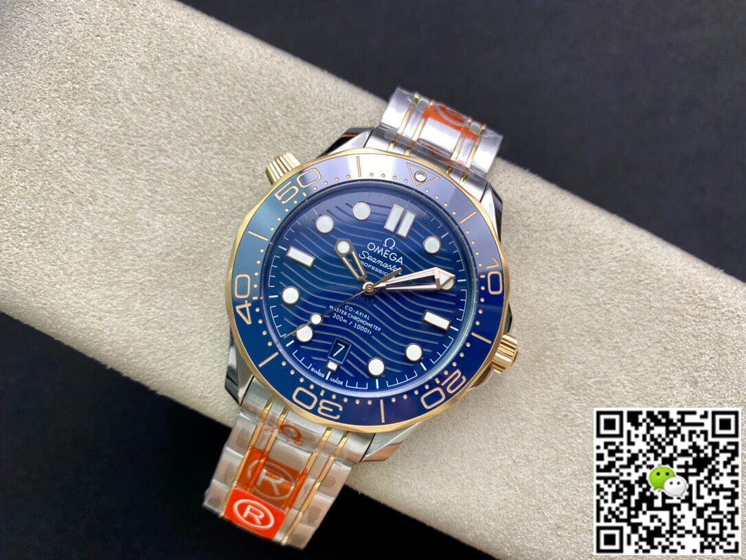 Best Replica Replica Omega Seamaster Diver 300M 210.20.42.20.03.001 1:1 Best Edition OR Factory Blue Dial - Colareps