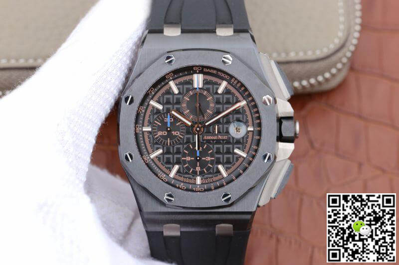 Best Replica Replica Audemars Piguet Royal Oak Offshore 26400SO.OO.A002CA.02 JF Factory 1:1 Best Edition Swiss ETA3126 Black Textured Dial - Colareps