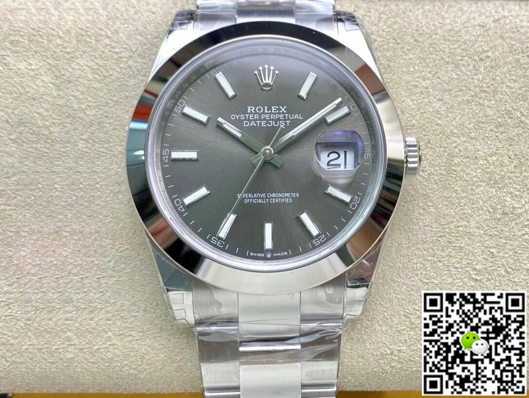 Best Replica Replica Rolex Datejust M126300-0007 41MM 1:1 Best Edition VS Factory Gray Dial - Colareps
