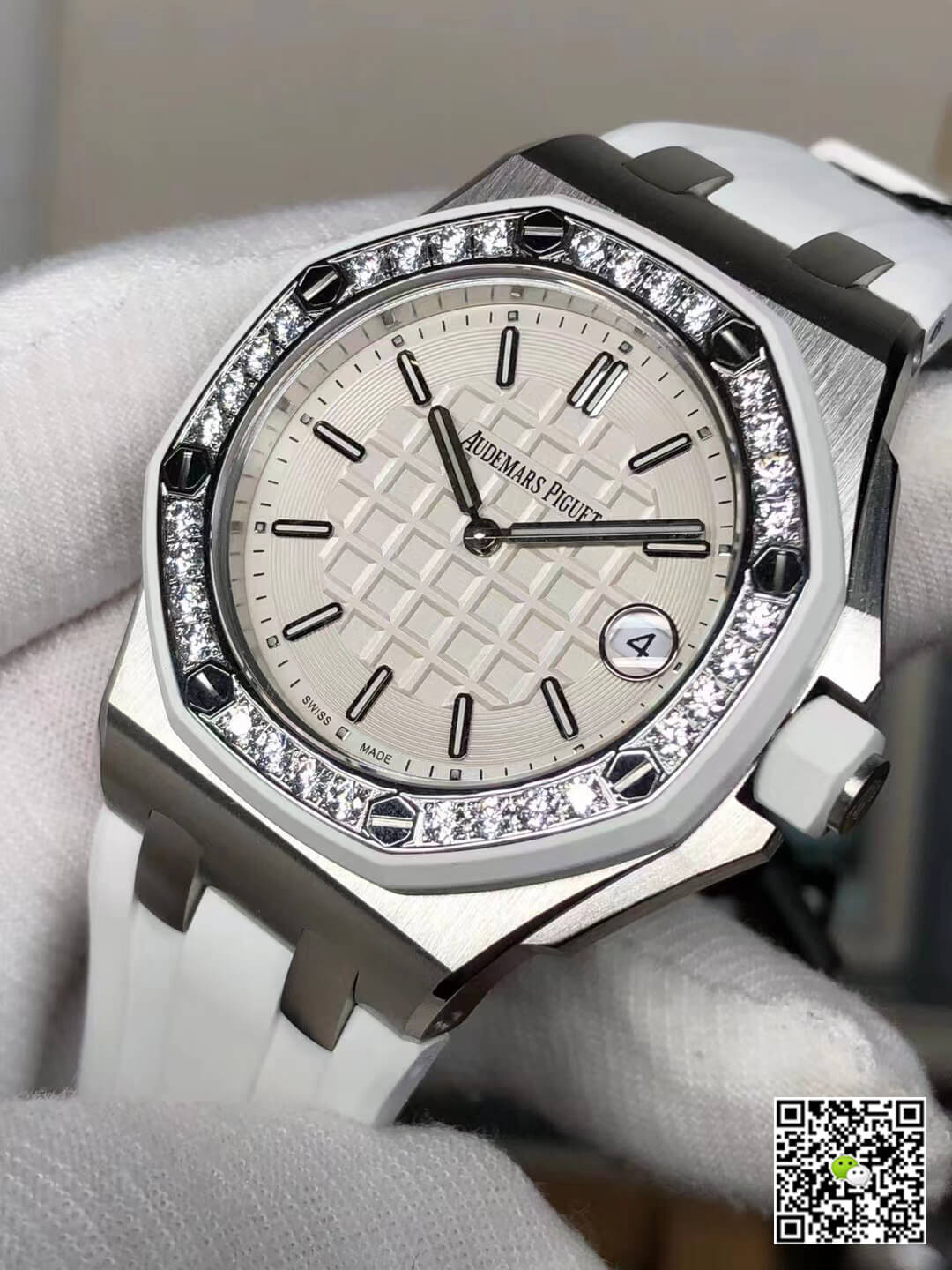 Best Replica Replica Audemars Piguet Royal Oak Offshore 67540SK.ZZ.A010CA.01 1:1 Best Edition White Dial - Colareps