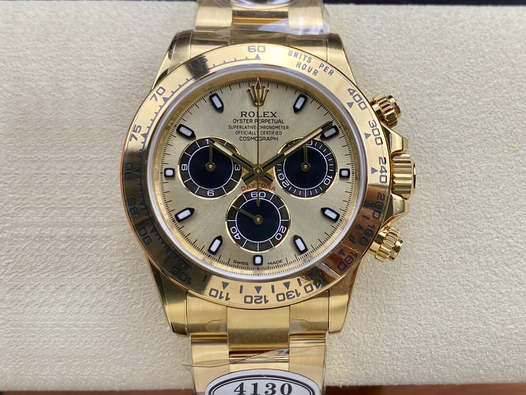 Best Replica Replica Rolex Cosmograph Daytona M116508-0014 1:1 Best Edition Clean Factory Yellow Gold - Colareps