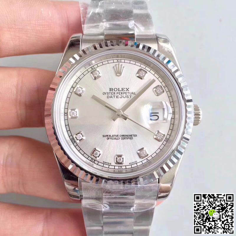 Best Replica Rolex Dupe Datejust II 116334-0009 1:1 Best Edition Swiss ETA2836 Silver Dial Diamond Marker - Colareps