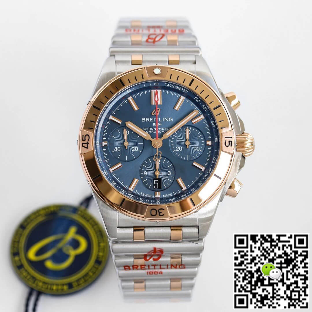 Best Replica Replica Breitling Chronomat UB0134101C1U1 1:1 Best Edition GF Factory Blue Dial - Colareps