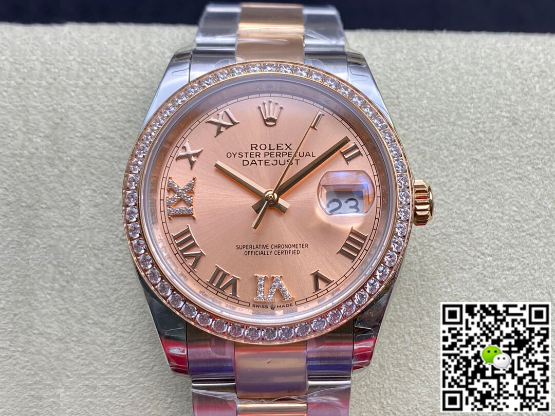Best Replica Replica Rolex Datejust M126281RBR-0016 1:1 Best Edition EW Factory Pink Dial - Colareps