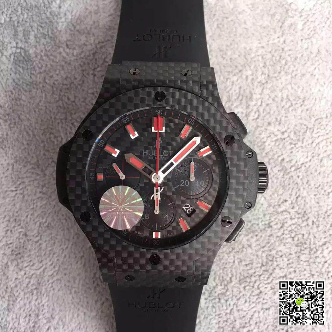 Best Replica Replica Hublot Big Bang 301.QX.1724.RX 1:1 Best Edition V6 Factory Carbon Fiber - Colareps