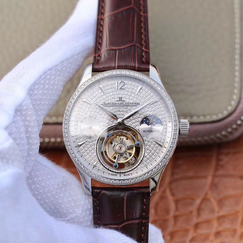 Best Replica Replica Jaeger-LeCoultre Master Complication Functions Real Tourbillon 1:1 Best Edition Swiss Hand-winding 3310 White Gold - Colareps