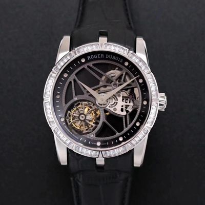 Best Replica Replica Roger Dubuis Excalibur RDDBEX0393 1:1 Best Edition JB Factory Tourbillon V3 Diamond Swiss RD505SQ - Colareps