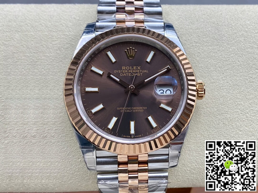 Best Replica Replica Rolex Datejust M126331-0002 1:1 Best Edition VS Factory Brown Dial - Colareps