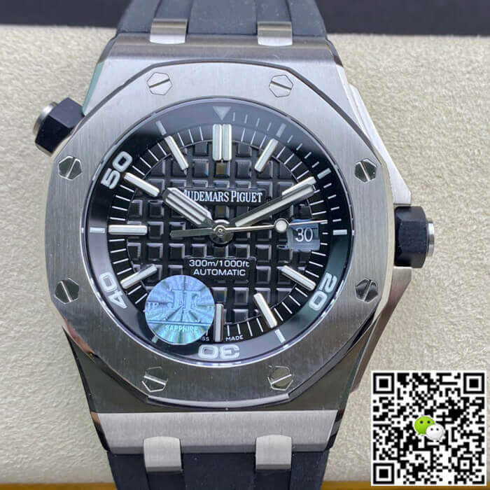 Best Replica Replica Audemars Piguet Royal Oak Offshore 15703 1:1 Best Edition JF Factory V10 Black Dial - Colareps