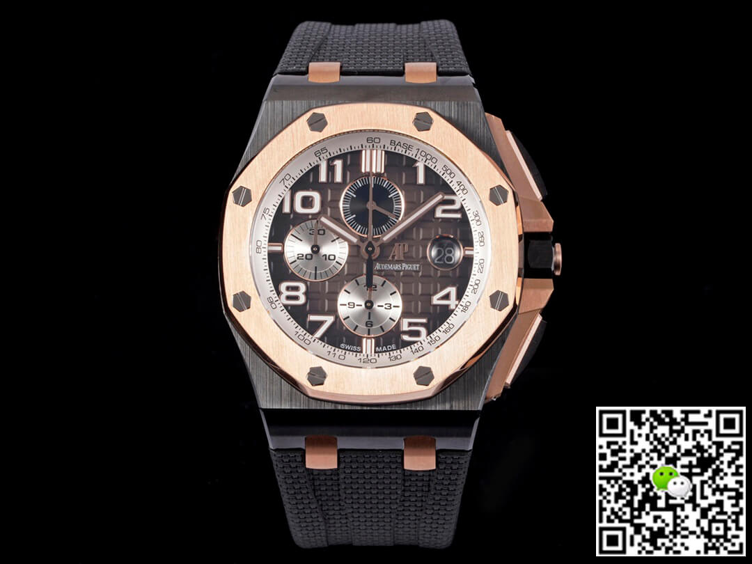 Best Replica Replica Audemars Piguet Royal Oak Offshore 26405NR.OO.A002CA.01 1:1 Best Edition RS Factory Rose Gold - Colareps