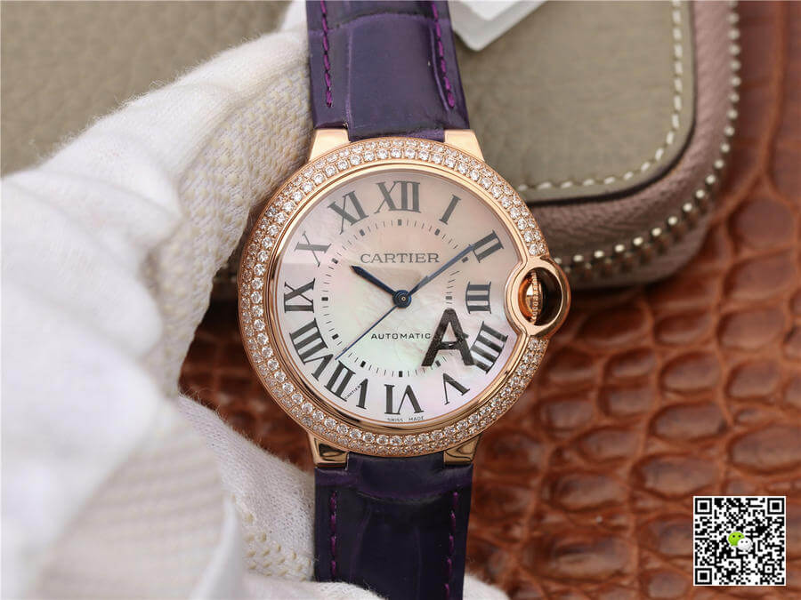 Best Replica Replica Ballon Bleu De Cartier WE902066 1:1 Best Edition V6 Factory V4 Rose Gold - Colareps