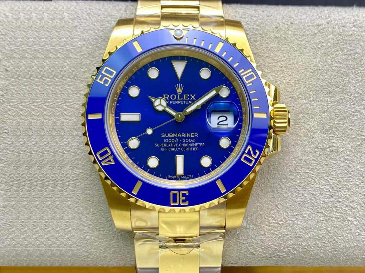 Best Replica Rolex Submariner Replica M116618LB-0003 1:1 Best Edition VS Factory Blue Dial - Colareps