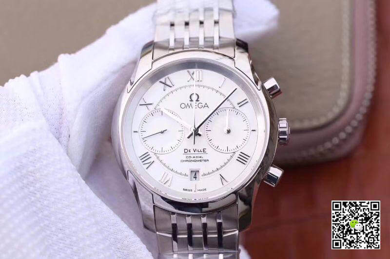 Best Replica Replica Omega De Ville Chronograph 42MM 431.10.42.51.02.001 OM Factory 1:1 Best Edition Swiss ETA9300 Stainless Steel Bracelet - Colareps