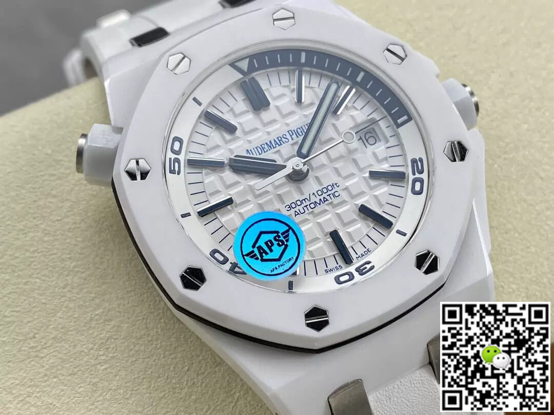 Best Replica Replica Audemars Piguet Royal Oak Offshore 15707CB.OO.A010CA.01 1:1 Best Edition APS Factory White Dial - Colareps