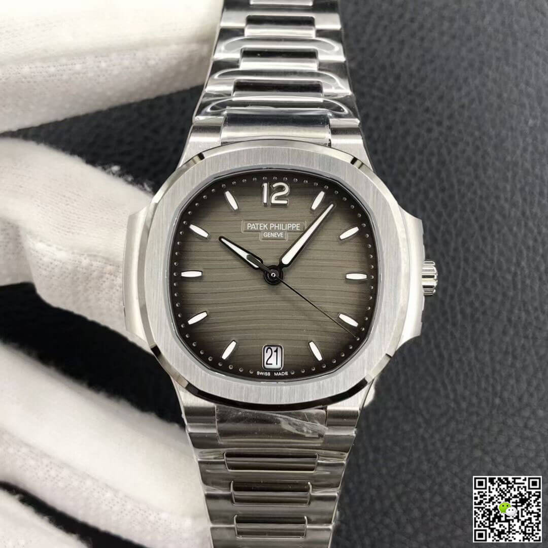 Best Replica Replica Patek Philippe Nautilus Ladies 7118/1A-011 1:1 Best Edition 3K Factory Stainless Steel - Colareps