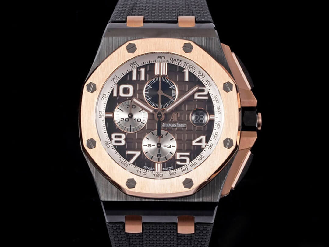 Best Replica Replica Audemars Piguet Royal Oak Offshore 26405NR.OO.A002CA.01 1:1 Best Edition RS Factory Rose Gold - Colareps