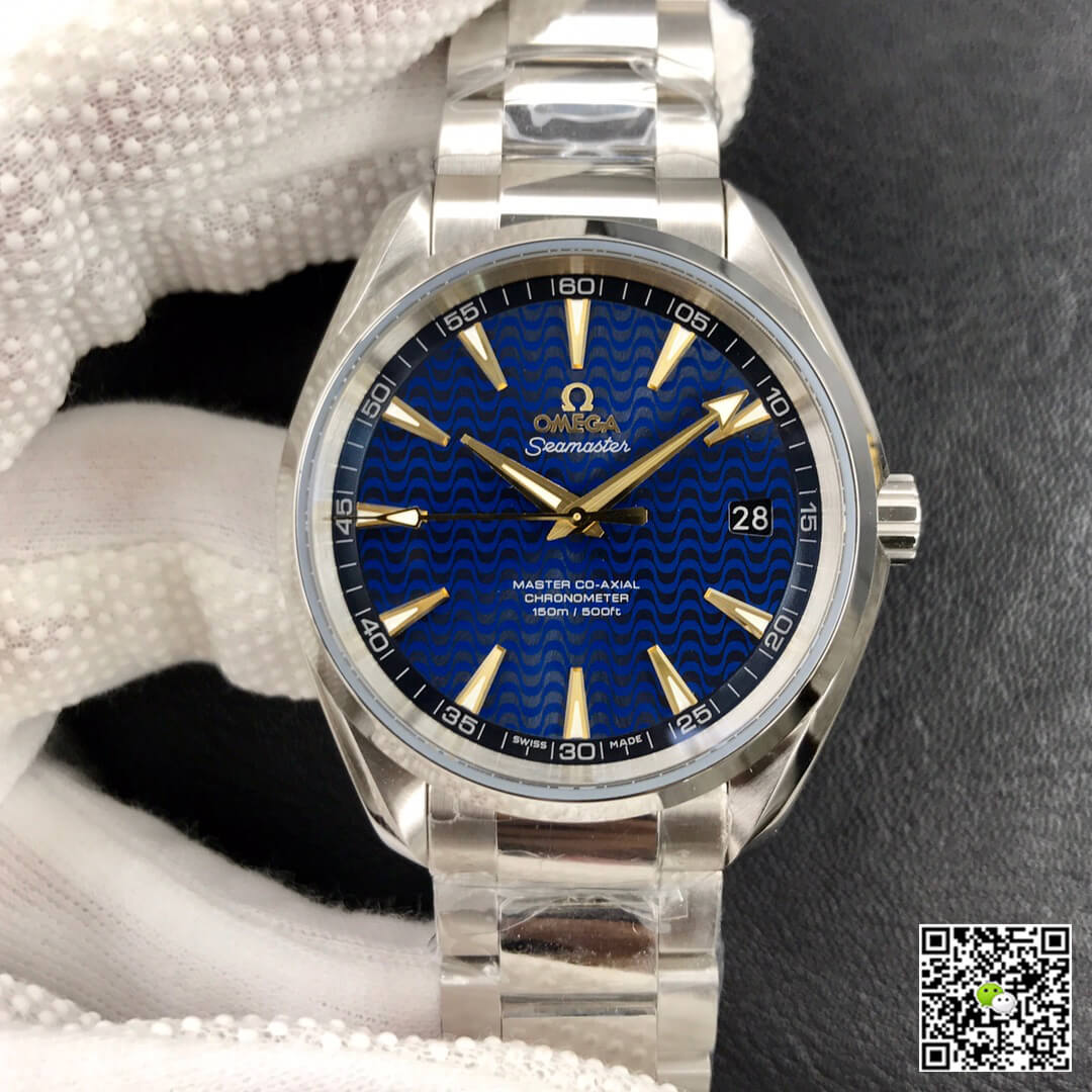 Best Replica Replica Omega Seamaster Aqua Terra 150M 1:1 Best Edition Rio Olympic Special Edition VS Factory Blue Dial - Colareps