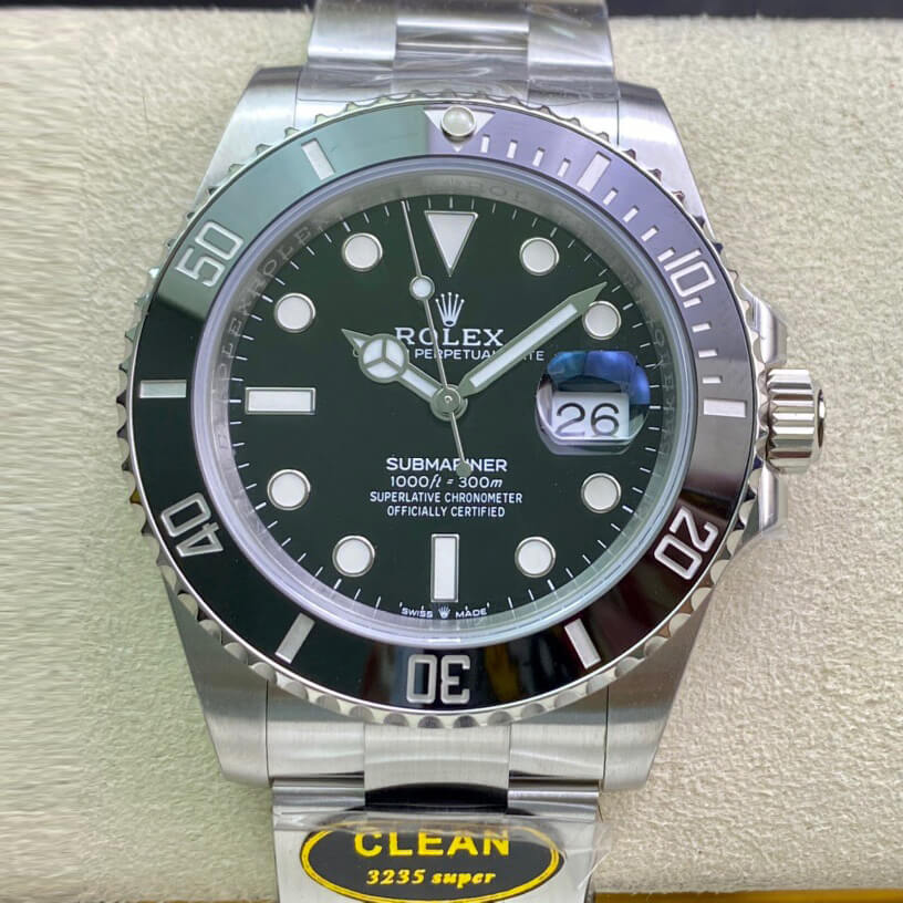 Best Replica Rolex Submariner Replica M126610LN-0001 41MM 1:1 Best Edition Clean Factory Black Bezel - Colareps