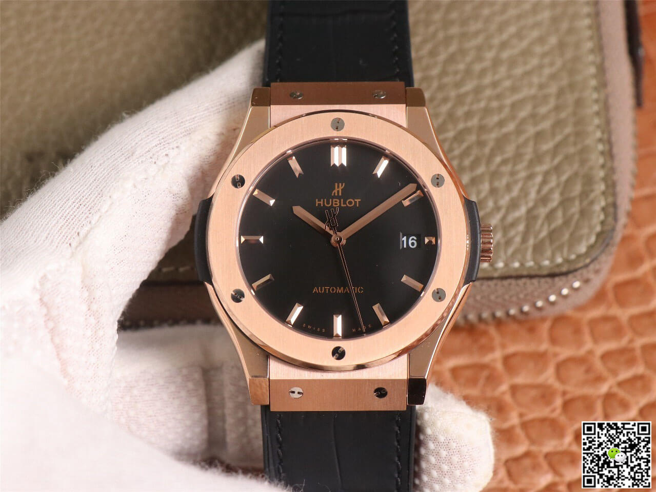 Best Replica Replica Hublot Classic Fusion 511.OX.1181.LR 1:1 Best Edition WWF Factory Rose Gold Black Dial - Colareps