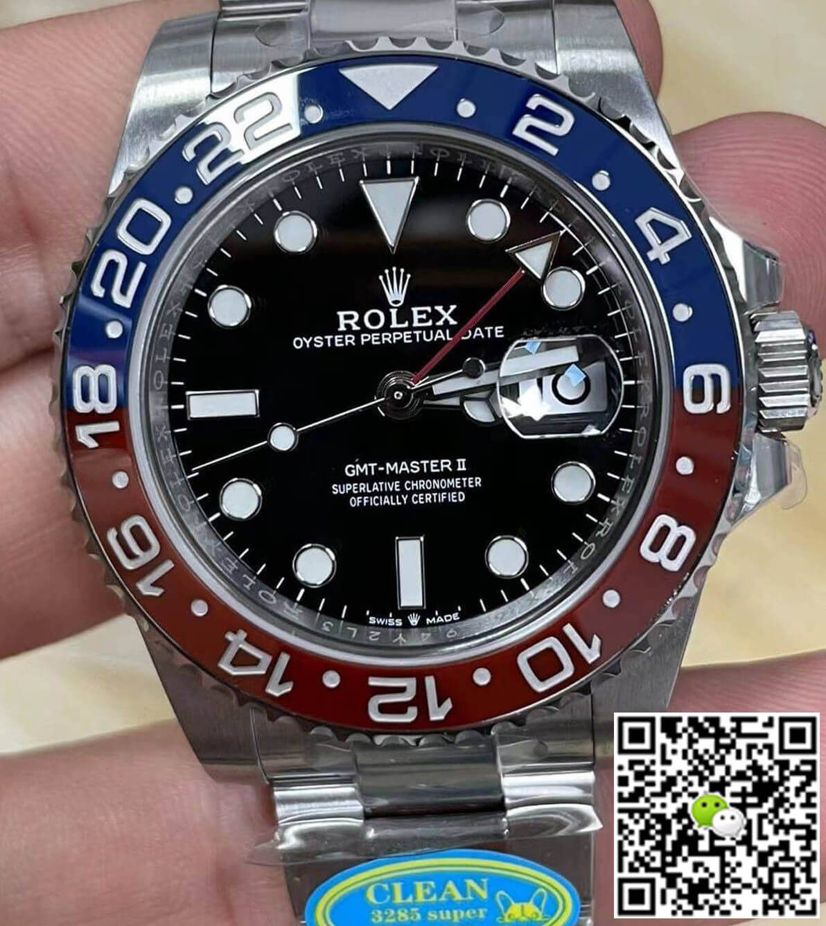 Best Replica Replica Rolex GMT Master II M126710BLRO-0002 1:1 Best Edition Clean Factory V2 Black Dial - Colareps