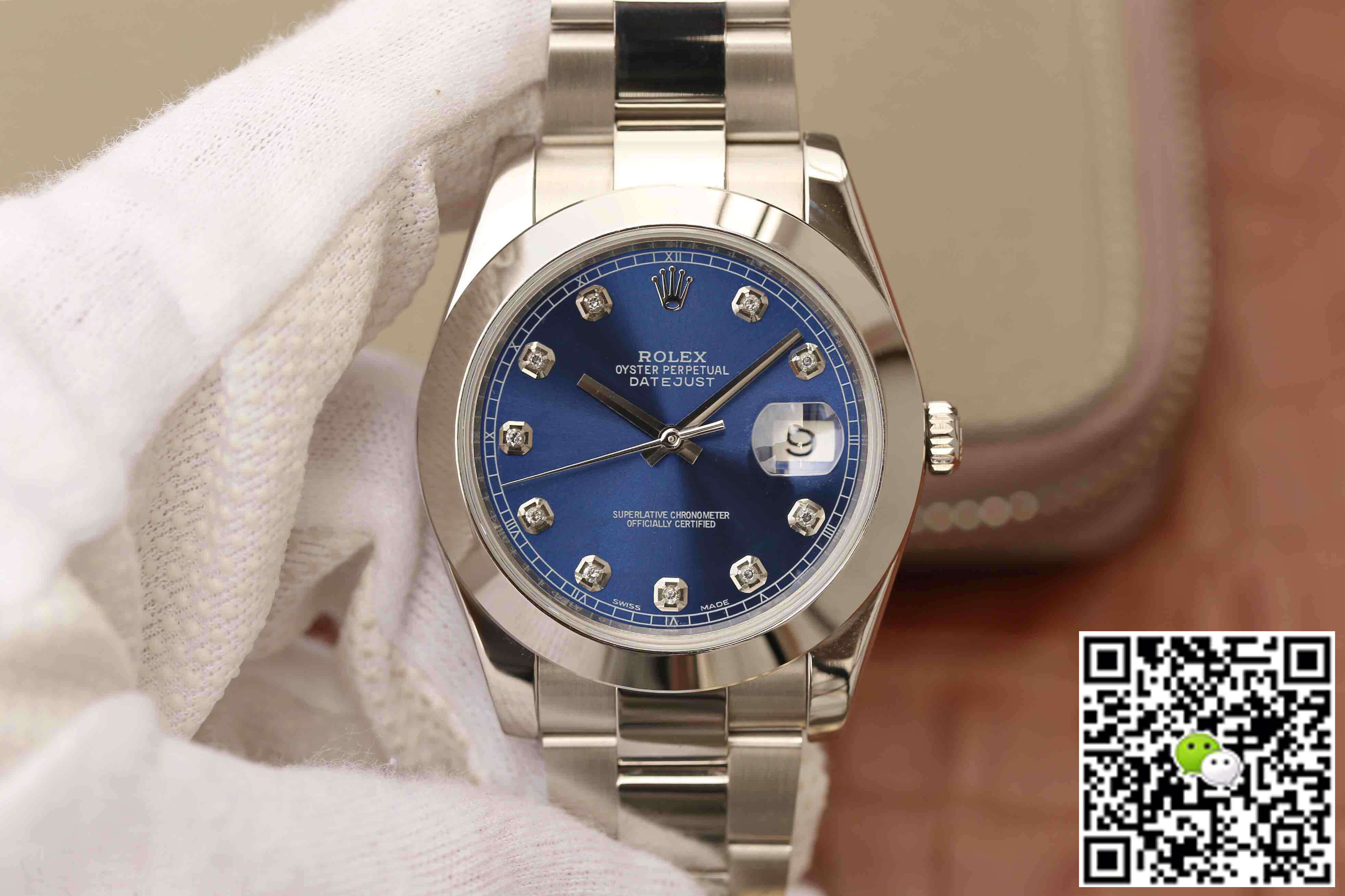 Best Replica Replica Rolex Datejust M126300 1:1 Best Edition EW Factory Blue Dial - Colareps