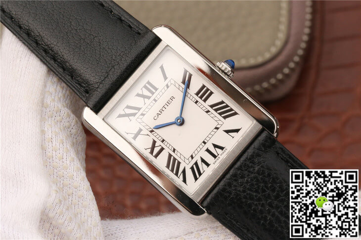 Best Replica Cartier Replica Tank WSTA0028 1:1 Best Edition K11 Factory White Dial - Colareps