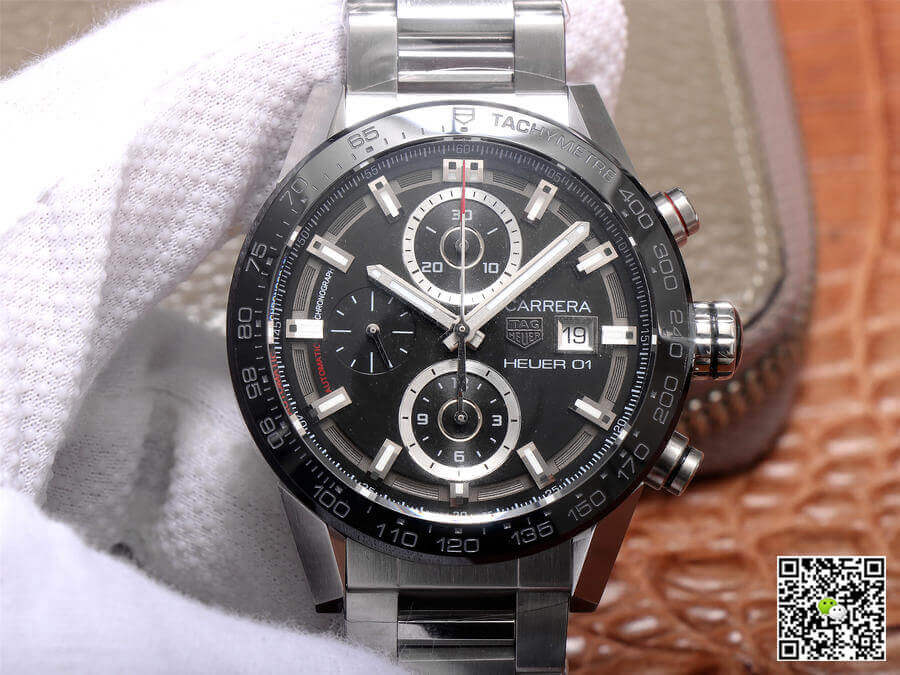 Best Replica Replica TAG Heuer Carrera CAR201Z.BA0714 1:1 Best Edition XF Factory Ceramic Bezel - Colareps