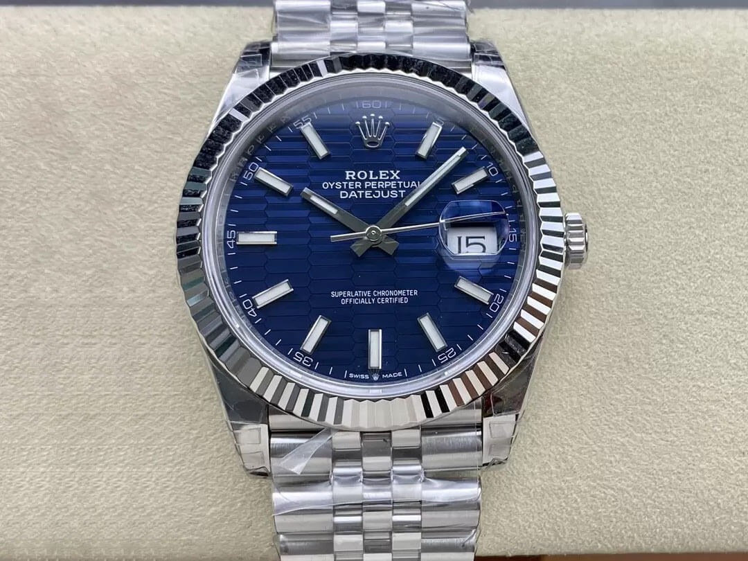 Best Replica Replica Rolex Datejust M126334-0031 41MM 1:1 Best Edition VS Factory Blue Dial - Colareps