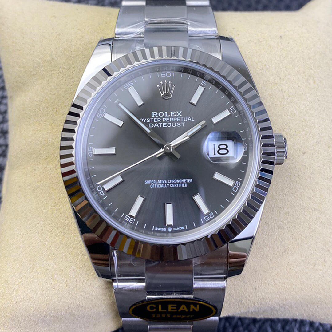 Best Replica Replica Rolex Datejust M126334-0013 1:1 Best Edition Clean Factory Grey Dial - Colareps