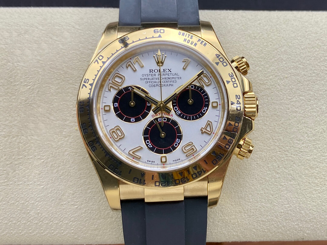 Best Replica Replica Rolex Cosmograph Daytona 116528 1:1 Best Edition Clean Factory Rubber Strap - Colareps